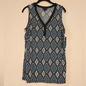 AB Studio Womens Tank Top Size S